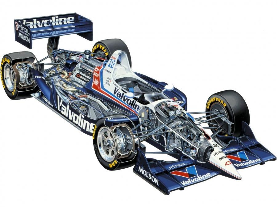 Схема Lola T93 1993 года  (фото 2 из 2)